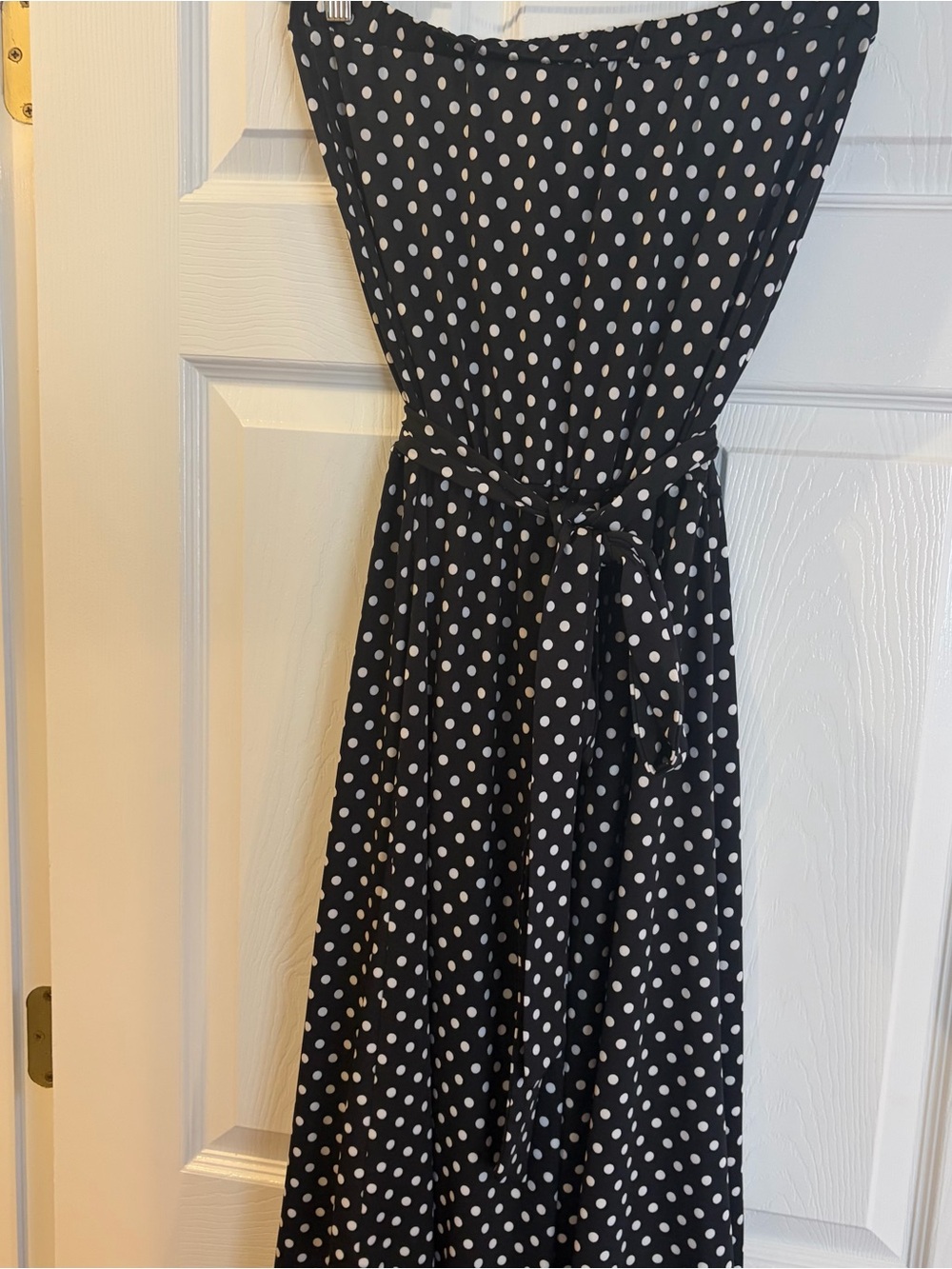 MSK Black and White Dot Jumpsuit